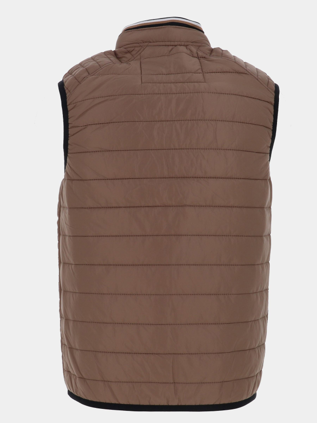 Doudoune sans manche stallone marron homme - Benson & Cherry