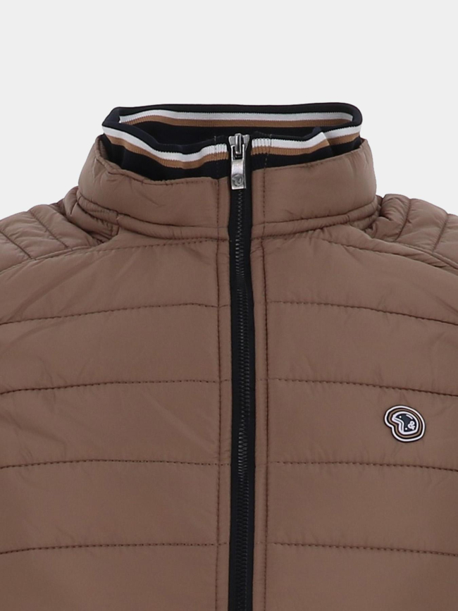 Doudoune sans manche stallone marron homme - Benson & Cherry