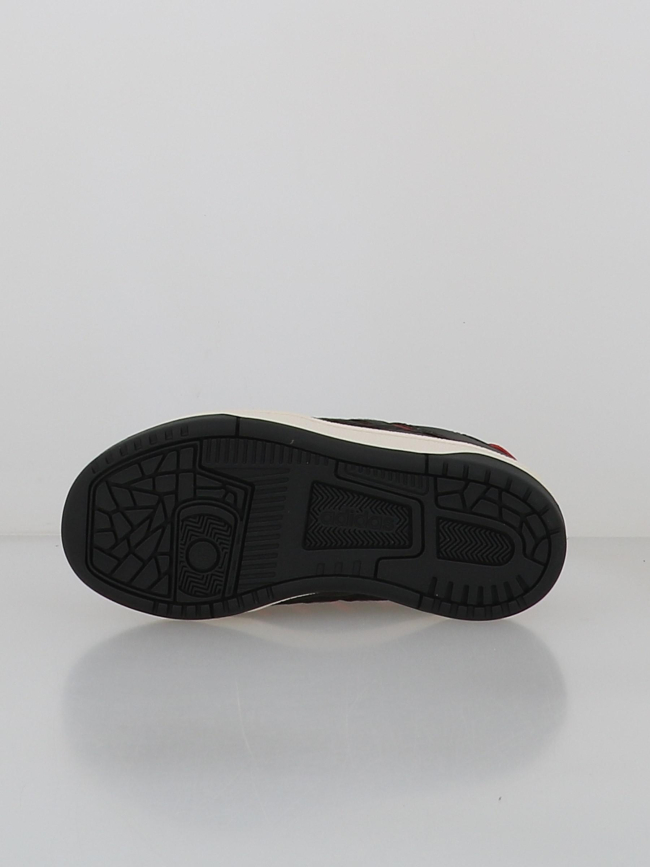 Baskets rapid court cf c rouge et noir enfant - Adidas