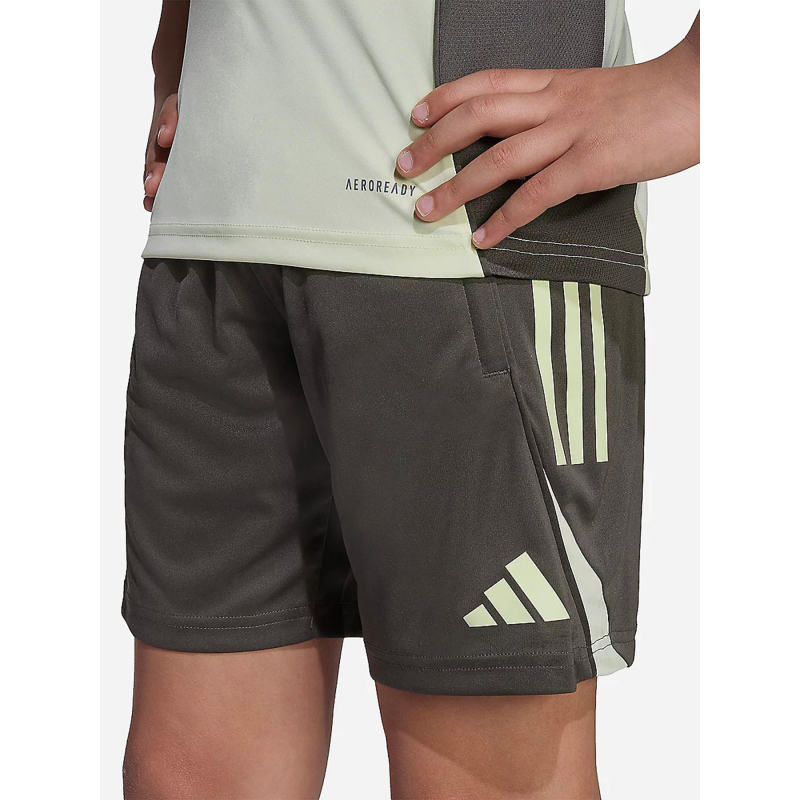 Short d'entrainement de football real madrid 25/26 vert enfant - Adidas