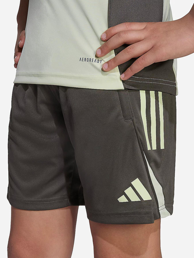 Short d'entrainement de football real madrid 25/26 vert enfant - Adidas