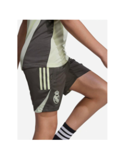 Short d'entrainement de football real madrid 25/26 vert enfant - Adidas