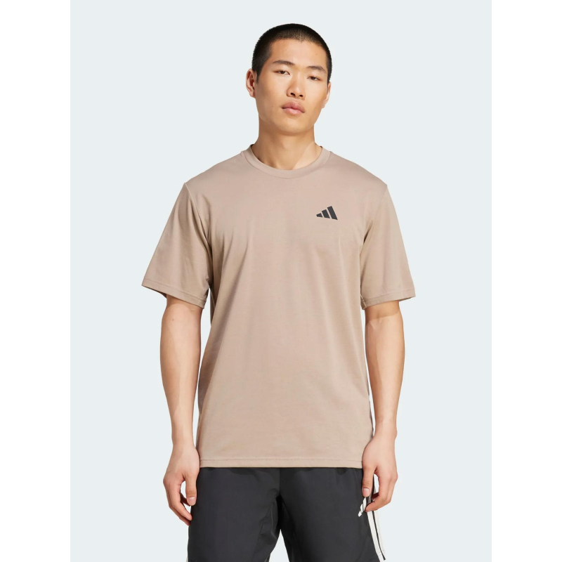 T-shirt train essentials feelready marron homme - Adidas