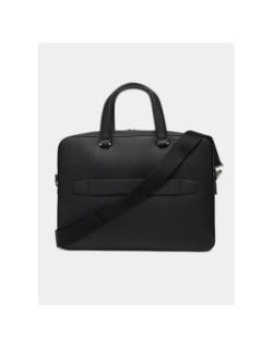 Sacoche ordinateur simili-cuir woven noir - Tommy Hilfiger