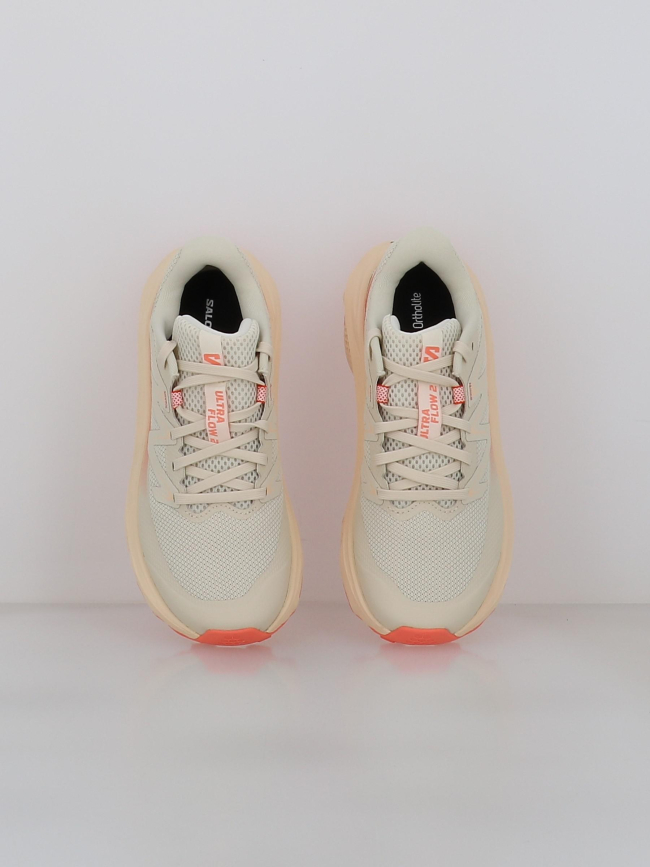 Chaussures de trail running ultra flow 2 blanc femme - Salomon