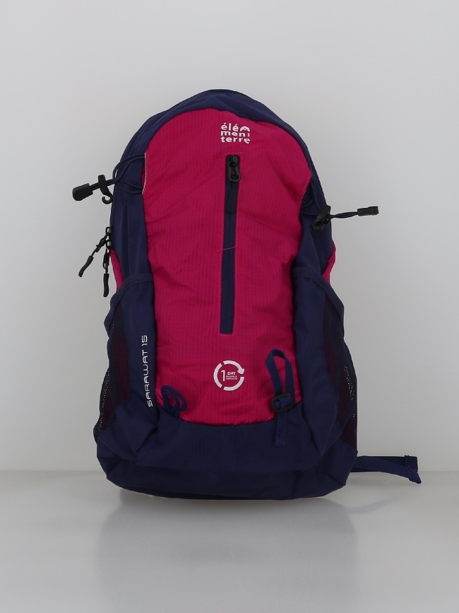 Sac à dos de randonnée sarawat 15l violet et rose - Élémenterre