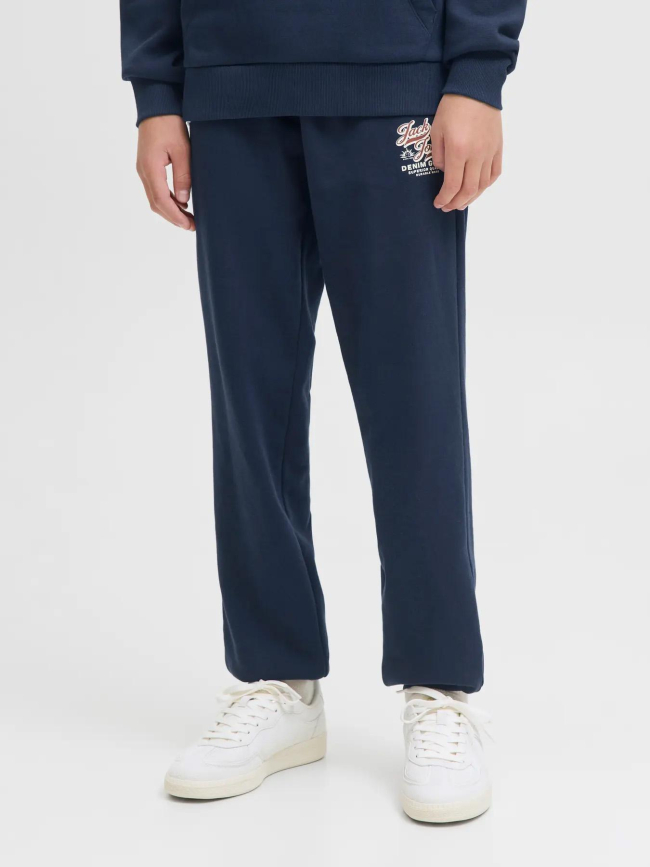 Pantalon jogging jpstlogo bleu marine garçon - Jack & Jones