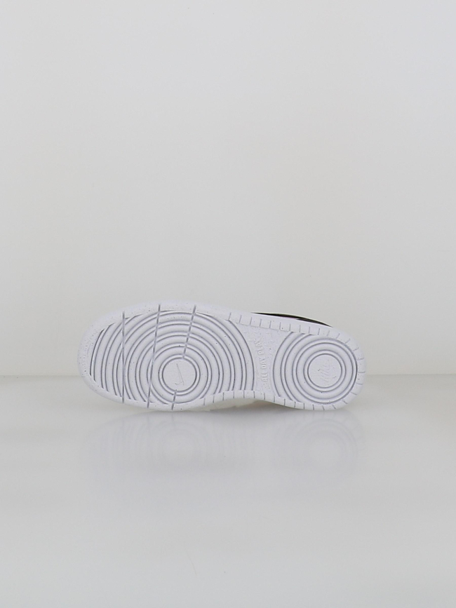 Baskets court borough low recraft gs marron rose enfant - Nike