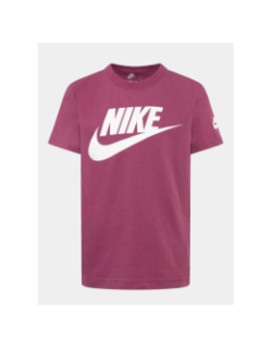T-shirt à manches courtes futura evergreen fuschia enfant - Nike