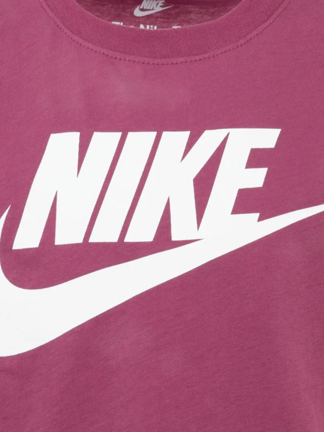 T-shirt à manches courtes futura evergreen fuschia enfant - Nike