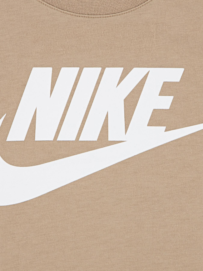 T-shirt à manches courtes futura evergreen beige enfant - Nike