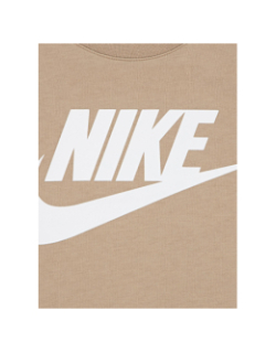 T-shirt à manches courtes futura evergreen beige enfant - Nike