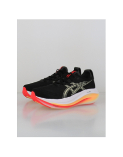 Chaussures de running gel nimbus 27 noir kaki homme - Asics