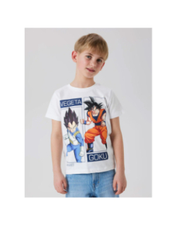 T-shirt nkmjes dbz goku vegeta blanc garçon - Name It