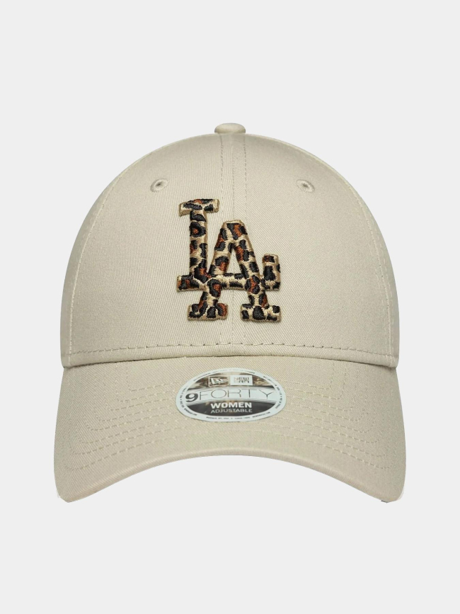 Casquette 9forty léopard beige femme - New Era