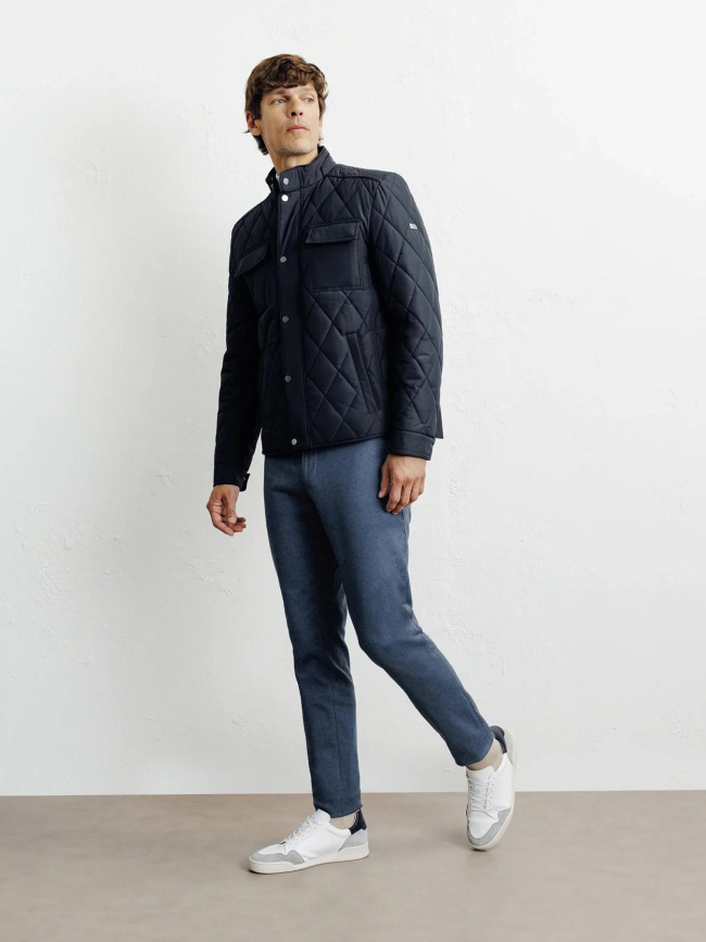 Blouson déperlant romeo bleu marine homme - Izac