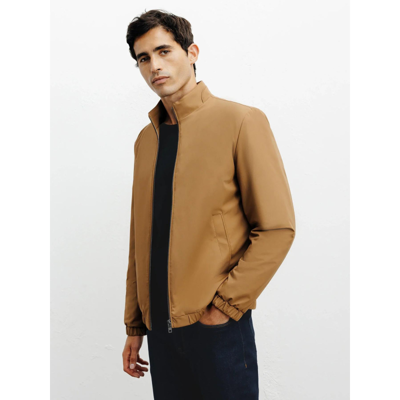 Blouson teddy leger romain beige homme - Izac