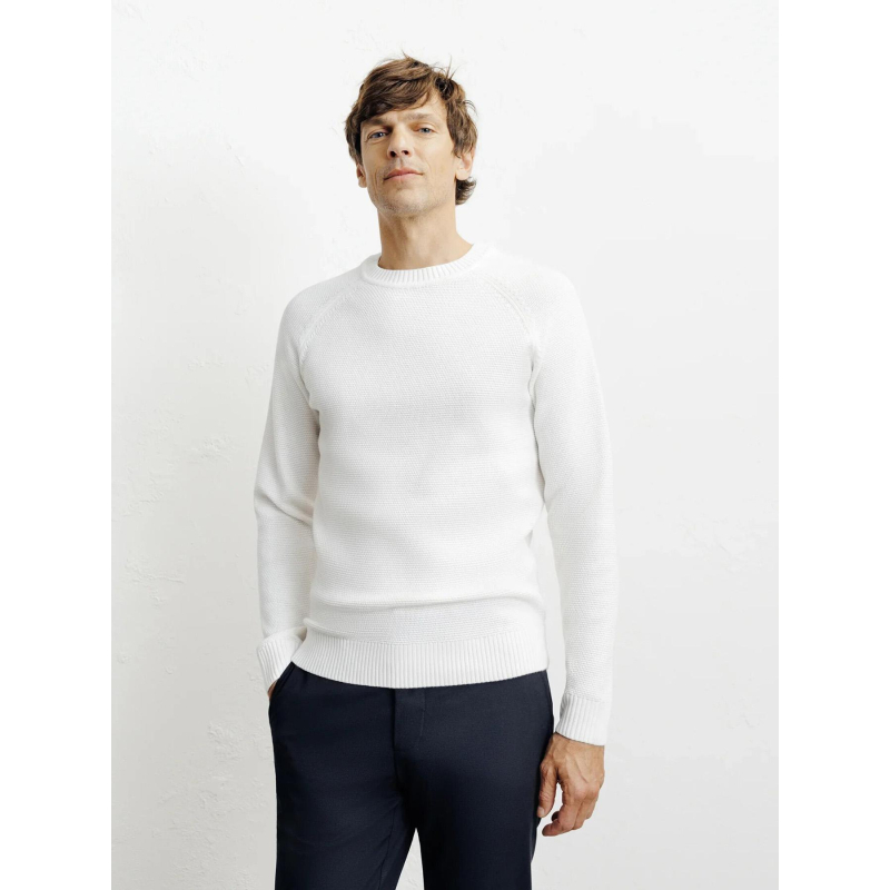 Pull en maille borange écru homme - Izac