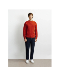 Pull en maille borange rouge homme - Izac