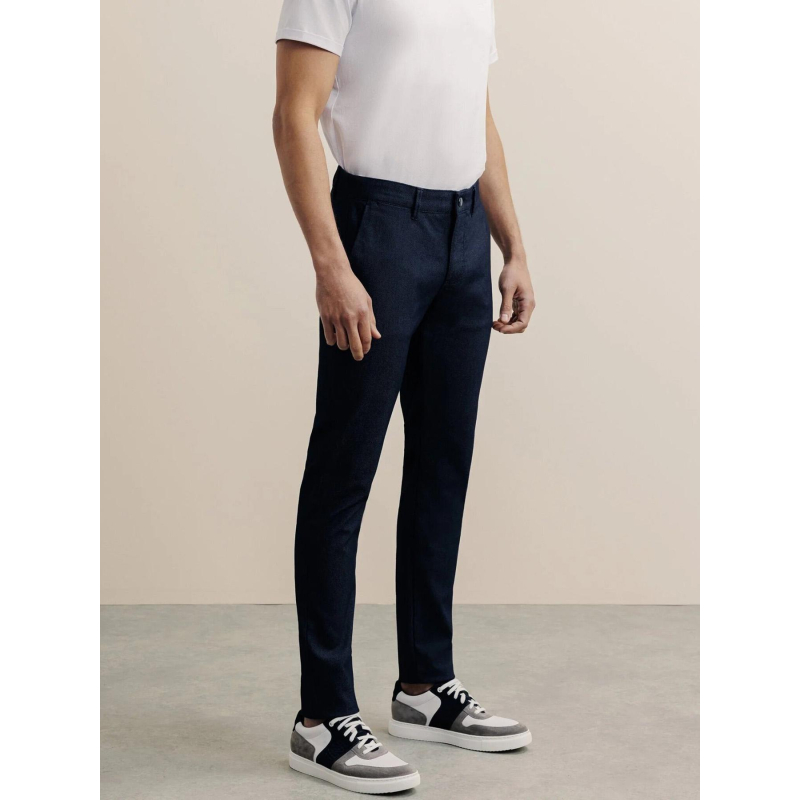 Pantalon perry slim fit bleu marine homme - Izac
