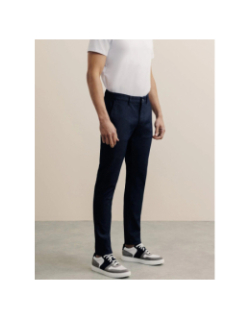 Pantalon perry slim fit bleu marine homme - Izac
