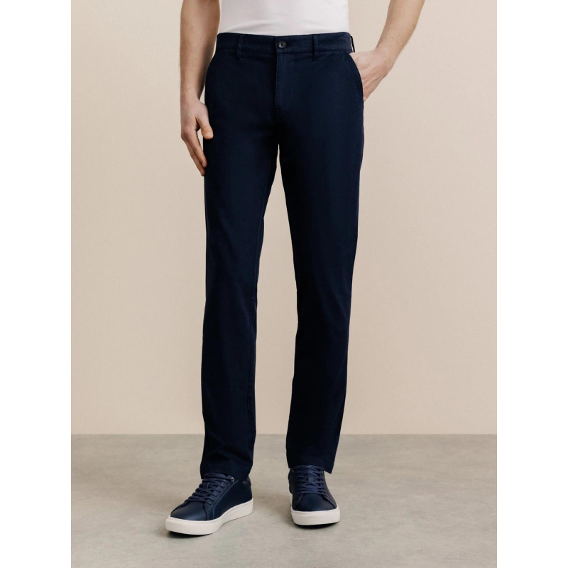 Pantalon chino slim fit palor bleu marine homme - Izac