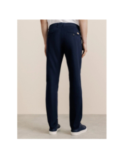 Pantalon chino slim fit palor bleu marine homme - Izac