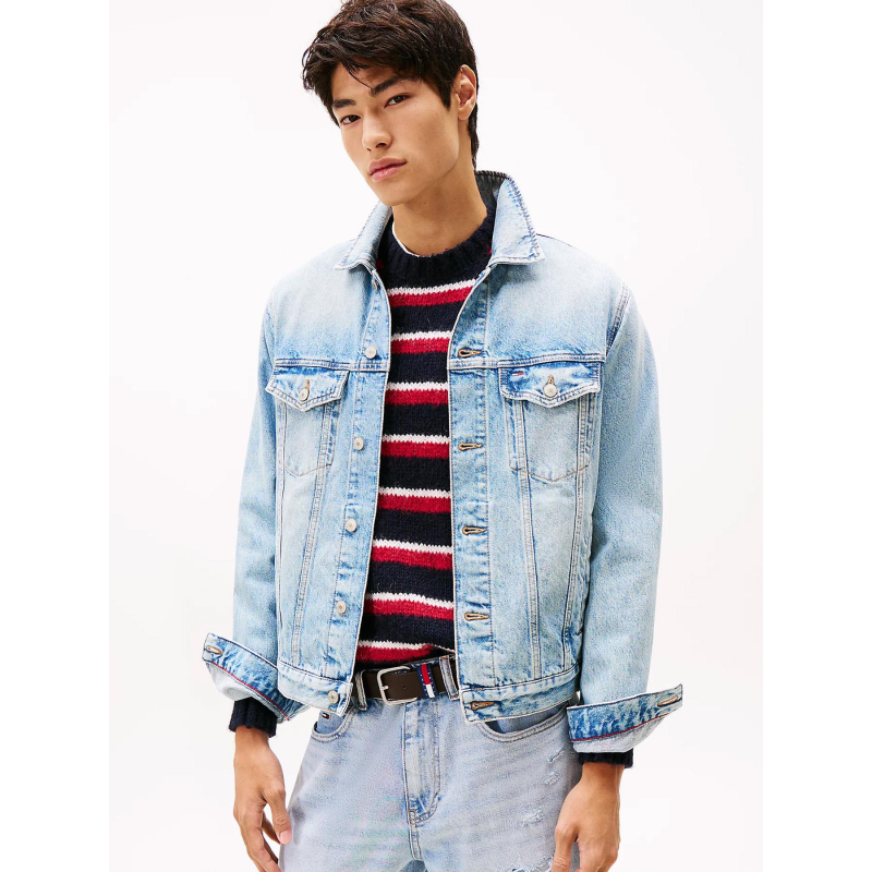 Veste en jean ryan à logo au dos bleu homme - Tommy Jeans