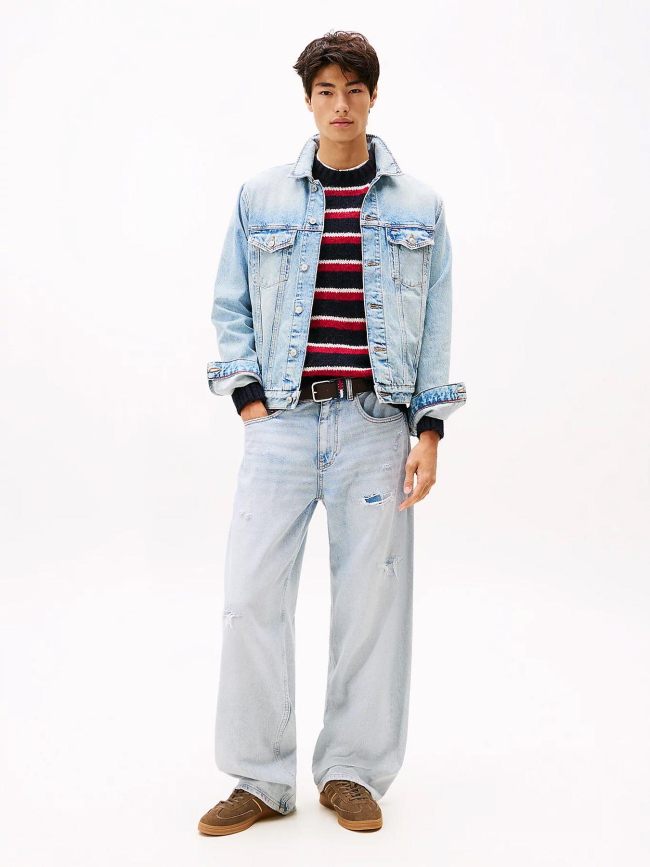Veste en jean ryan à logo au dos bleu homme - Tommy Jeans