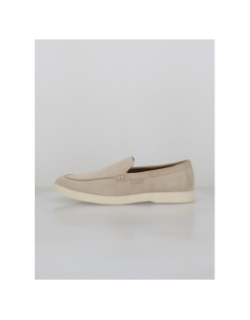 Mocassin en suède emile écru homme - Izac