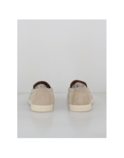 Mocassin en suède emile écru homme - Izac