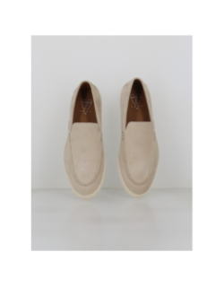 Mocassin en suède emile écru homme - Izac