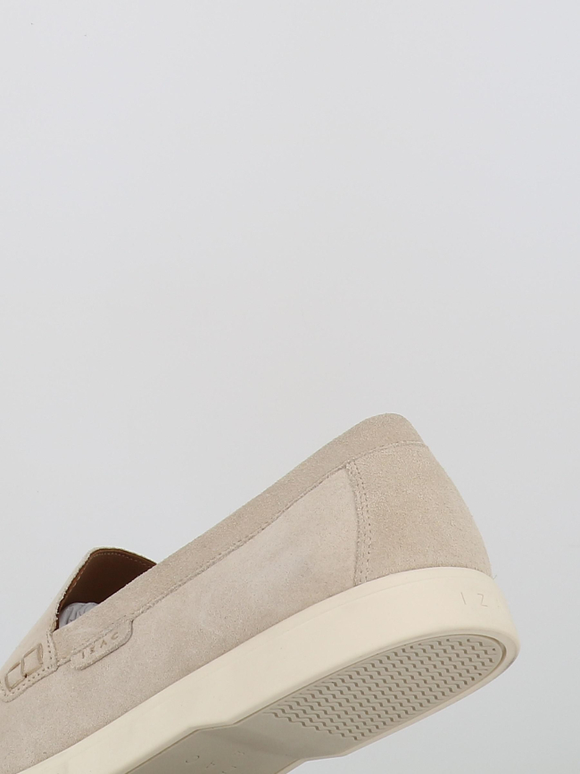 Mocassin en suède emile écru homme - Izac