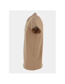 Polo garlic cappuccino marron homme - Benson & Cherry