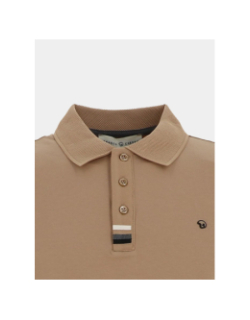 Polo garlic cappuccino marron homme - Benson & Cherry