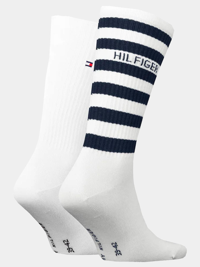 Pack de 2 paires de chaussettes breton stripe blanc homme - Tommy Hilfiger