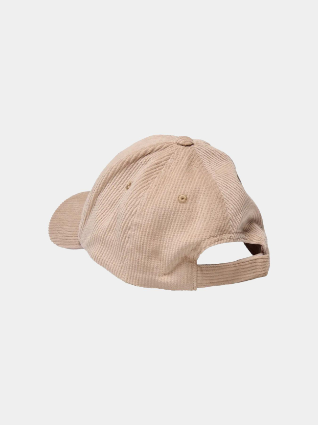 Casquette effet velours côtelé anais beige femme - Only