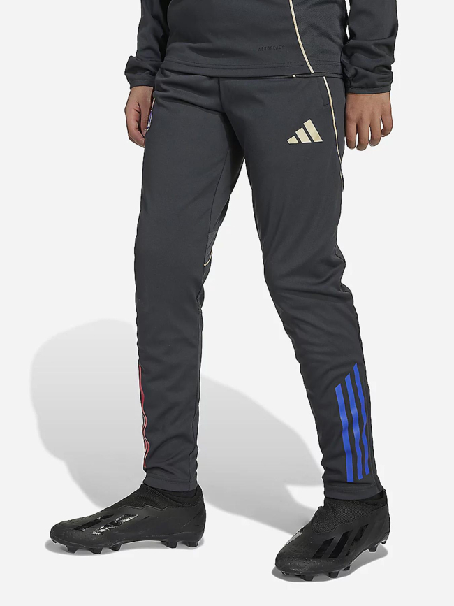 Pantalon d'entrainement football ol tiro 25 gris homme - Adidas