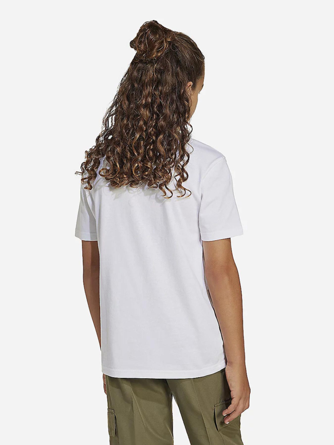 T-shirt à manches courtes tee 160 blanc enfant - Adidas