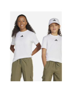 T-shirt à manches courtes tee 160 blanc enfant - Adidas