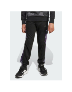 Pantalon jogging cargo camo 3s noir et violet enfant - Adidas