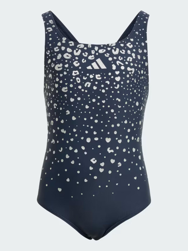 Maillot de bain 1 piece glam st bleu marine fille - Adidas