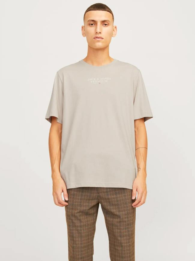 T-shirt bluarchie beige homme - Jack & Jones