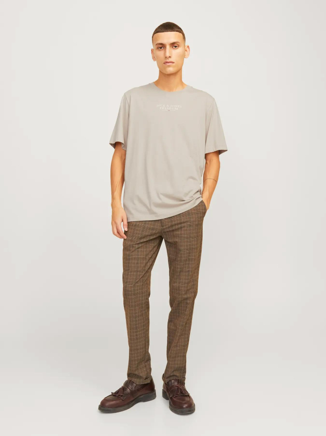 T-shirt bluarchie beige homme - Jack & Jones