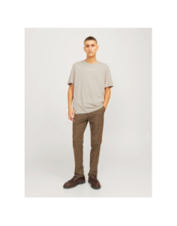 T-shirt bluarchie beige homme - Jack & Jones