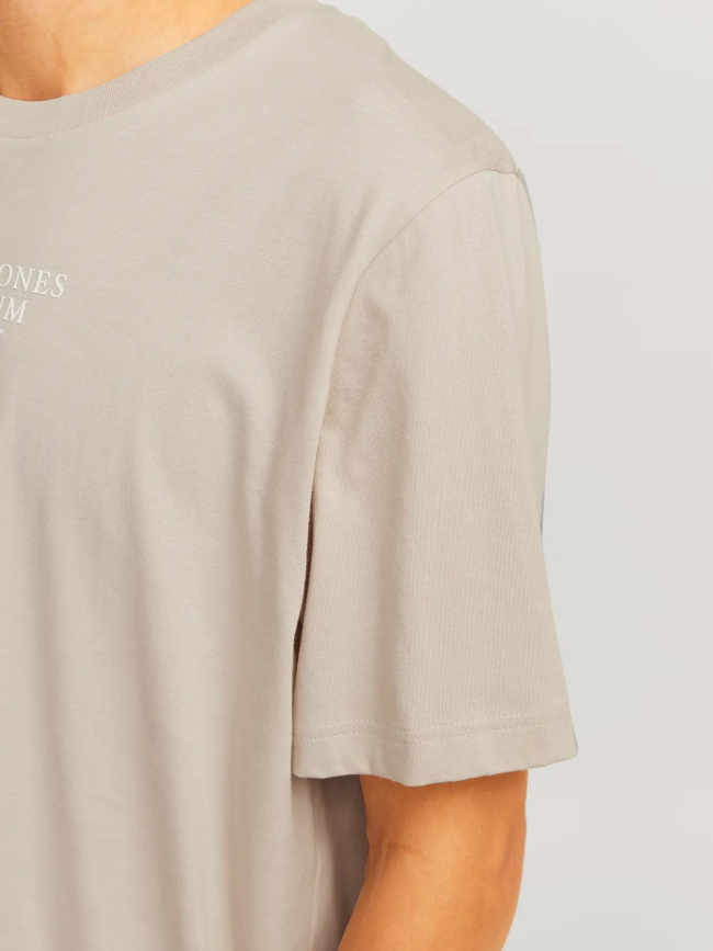 T-shirt bluarchie beige homme - Jack & Jones