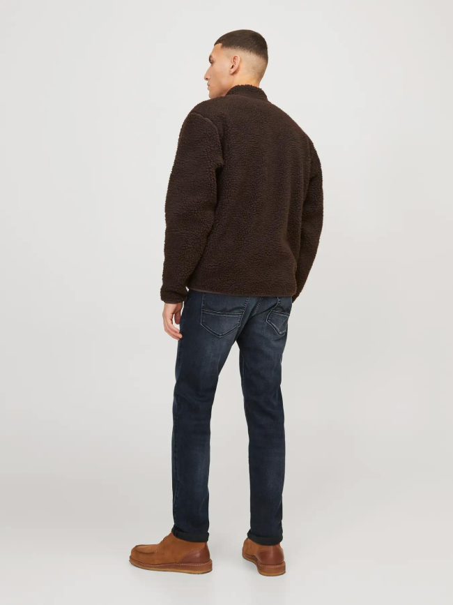 Jean slim glenn fox 104 bleu marine homme - Jack & Jones
