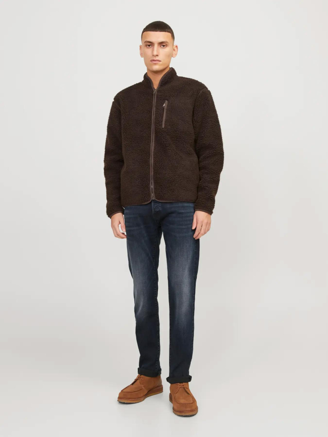 Jean slim glenn fox 104 bleu marine homme - Jack & Jones