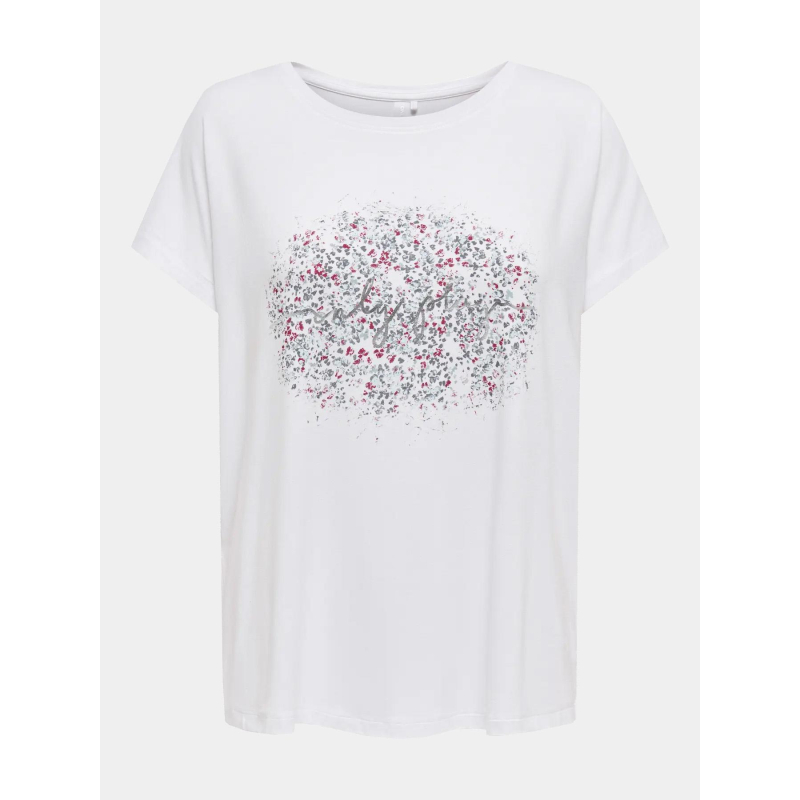T-shirt stretch onpaub salina blanc femme - Only Play