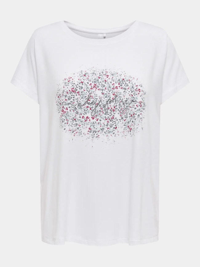 T-shirt stretch onpaub salina blanc femme - Only Play
